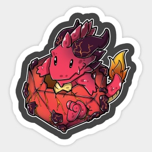 Baby Lava Dragon Sticker